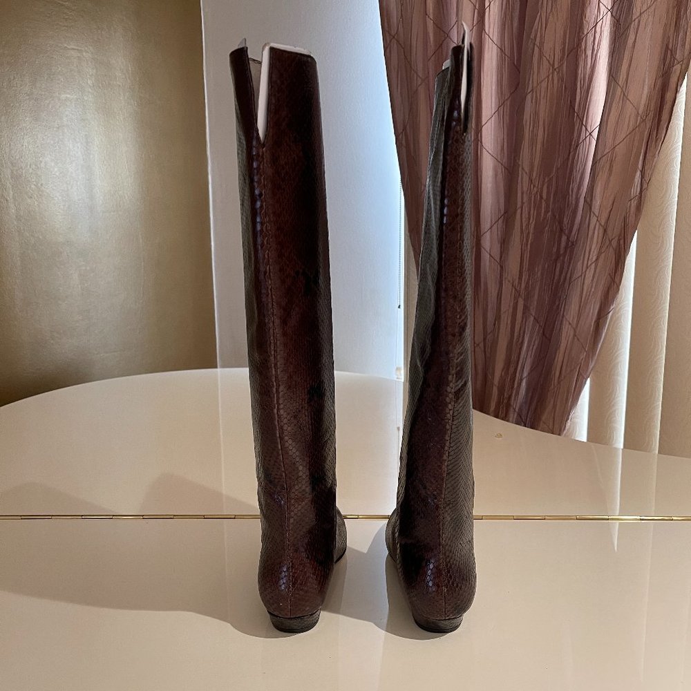 SIGERSON MORRISON Women's Snake Embossed Boots - Picture 10 of 13